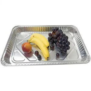 Oblong Full Size Steam Table Aluminum Foil Food Container, 21x13in, 525x325x42mm, 5000ml, Shallow Tray