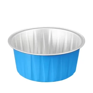 Oven-Safe 125ml/200ml Colorful Food Grade Aluminum Foil Container