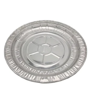 Oven Safe Round Disposable Aluminum Foil Food Container Baking Tray for Microwave Reheating