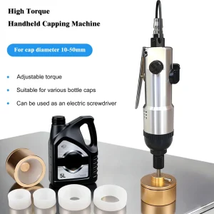 Pneumatic Handheld Capping Machine for Glass and PET Bottles