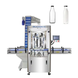Pneumatic Motor Automatic Double-Head Capping Machine with Metal Cap Feeding for Fruit Jam and Plastic Cans