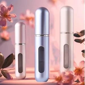 Portable High End 5ml 8ml 10ml Perfume Dispenser Bottle Exquisite Mini Refillable Small Spray Bottle Metal Empty Bottle
