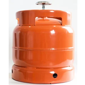 Portable Refillable 6kg Steel LPG Cylinder with Low Pressure for Cooking Camping and Outdoor Use