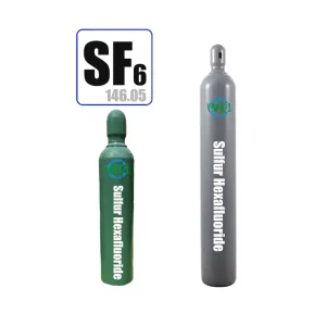 Power Plant 40L 47L 50L SF6 Gas Steel Cylinder for High Purity Industrial Gas
