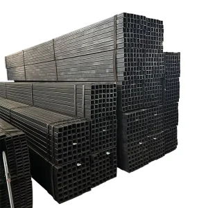 Prefabricated House and Greenhouse Square and Rectangular Hollow Section Metal Welded Carbon Steel Pipe SHS RHS Steel Tube
