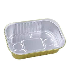 Premium Gold Aluminum Foil Meal Prep Containers