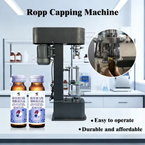 Price Metal Cover Screw Lid Capper Ropp Capping Machine for Wine Bottles