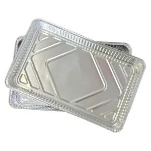 Professional Grade Rectangular Aluminum Foil Container for Bakery Cake Bread Baking Multi Purpose Foil Food Trays