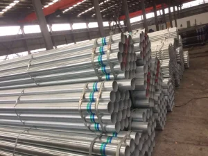Q195-Q235 ERW Welded Carbon Steel Tubes ASTM A53 Sch 40 Hot-Dip Galvanized Construction Metal Pipes for Gas and Chemical Applications