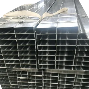 Q235 40mm Galvanized Rectangular Carbon Steel Welded Pipe for Irrigation and Water Supply