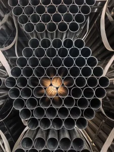 Q235 76mm Hot-Dip Galvanized Round Carbon Steel Welded Pipe for Solar Mounting Frames