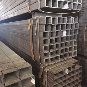 Q235 Q355 Welded Pipe 40×80 50×100 ASTM A500 Hollow Section Carbon Steel Square Rectangular Tube for Construction