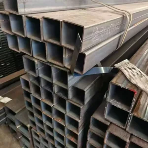 Q235B 355D Q355C Q355B Black Hot Rolled Rectangular Steel Hollow Section Tubes
