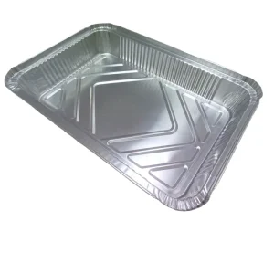 RELIABLE S315B 316*215*42mm 2000ml Disposable Food Grade Colored Aluminum Foil Container 0.105mm Thick PET Plastic Lid Pulp