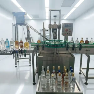 ROPP Capping Machine for Glass Bottles with Aluminum Cap Sealing 2000 BPH