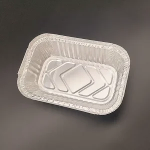 Rectangular Foil Baking Container Disposable Aluminum Tray for Professional Roasting Grilling and Pastry Baking