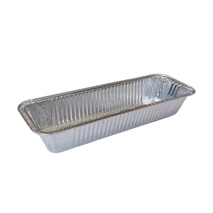 Rectangular Food Grade Disposable Aluminum Foil Tray for Catering and Kitchen Storage