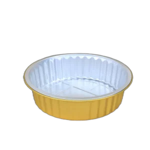 Round 920ml Microwave-Safe Disposable Aluminum Foil Meal Prep Container with PET Lid