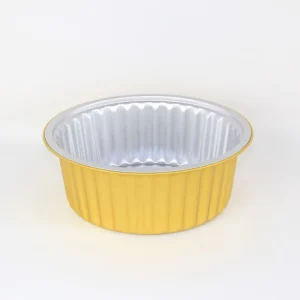 Round Aluminum Foil Containers with PP Lid Food Grade Oven Safe T220 2000ML