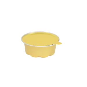 Round Aluminum Foil Containers with PP Lid Oven-Safe Food-Grade for Deli Supplies T70 50ml