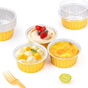 Round Aluminum Foil Food Container for Hotpot and Takeaway