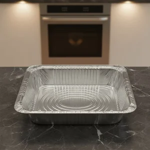 Round Aluminum Foil Pizza Pan and Baking Tray for Roasting and Storage