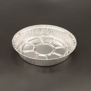 Round Disposable Aluminum Foil Bowl with Cover for Restaurant Takeaway and Hot Soup Delivery
