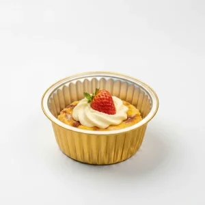 Round Thick Gauge Disposable Food Grade Oven Safe PP Containers with Foil Lid for Catering Buffet Takeaway 6 Inch
