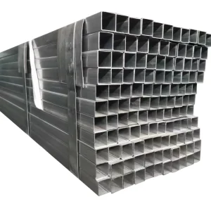 S235JR ASTM ERW Rectangular Galvanized Steel Tube 30x50mm 1.5mm Thickness EMT Pipe for Fence Post Construction CE Certified