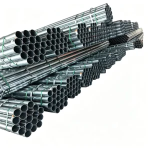 SCH40 Galvanized Steel Pipe 1/2 Inch GI Round Tube MS Carbon Steel Pipe for Water Supply Irrigation Pipeline System
