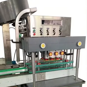 SXGJ130 Pneumatic Capping Machine for Glass and Plastic Bottles Food and Beverage Automatic Motor-Driven