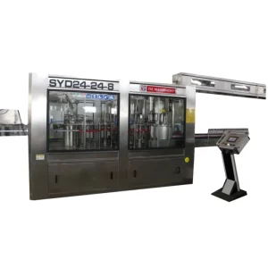 SYD-24-24-8 Automatic 3-in-1 Bottle Washing, Filling, and Capping Machine for Plastic and PET Mineral Water Bottles