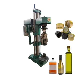 Screw Capping and Aluminum Cap Sealing Machine for Glass Bottles
