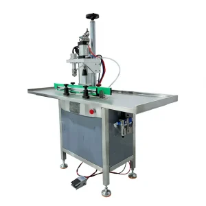 Semi-Automatic Aerosol Capping Machine for Cosmetic, Oil, and Gas Applications