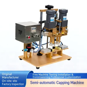 Semi-Automatic Electric Capping Machine for Plastic Glass Bottles and Cans