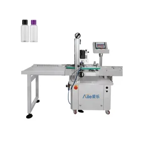 Semi-Automatic PLC-Controlled Electric Liquid Bottle Capping and Sealing Machine