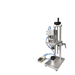Semi-Automatic Perfume Capping Machine Aluminum Spray Bottle Capper with Cylinder