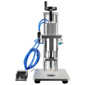 Semi-Automatic Pneumatic Crown-Cap Capping and Sealing Machine