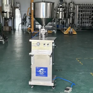 Semi-Automatic Pneumatic Vertical Filling Machine for Cosmetic Cream, Paste, Liquid Soap, Shampoo and Lotion