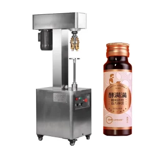 Semi-Automatic Round Plastic Bottle Powder Capping Machine
