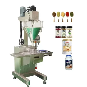 Semi-Automatic Screw Powder Filling Machine