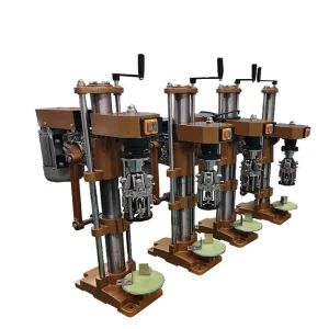 Semi-Automatic Single-Head Aluminum Ring-Pull Cap Sealing Machine for Glass Bottles