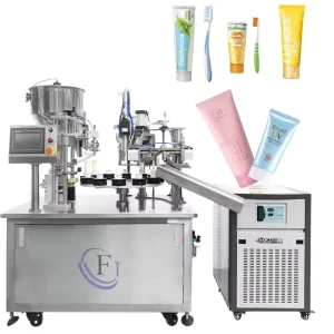 Semi Automatic Small Tube Filling Sealing Machine for Plastic Cosmetic Hand Cream Gel Shampoo Chemicals Gear Plc Core Components