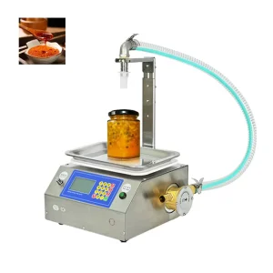 Semi-Automatic Weighing Filling Machine for Edible Oil, Viscous Liquids, Granule-Containing Liquids and Water