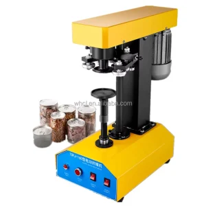 Semi automatic Electric Ring pull Soda Beer Tin Can Foil Seamer Sealing Capping Machine