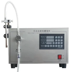 Single Head 2L Digital Control Semi Automatic Filler Oil Juice Water Bottle Liquid Filling Machine