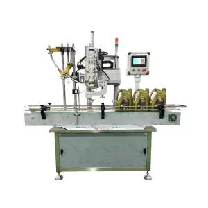 Single-Head Tracking Capping Machine for Plastic Bottles, Screwing Cap Closure, Pick-and-Place