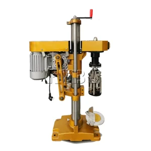 Small Manual Semi-Automatic Screw Capping and Sealing Machine for Plastic and Glass Wine Bottles with Metal ROPP Aluminum Caps