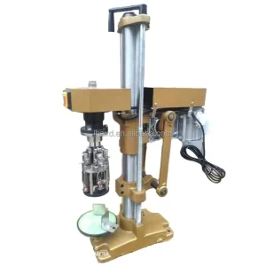 Small Semi-Automatic Electric Thread Capping Machine for Glass Bottles