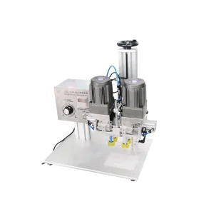 Small Table Type Pneumatic Metal Capping Machine Plastic Bottle Screwing Machine